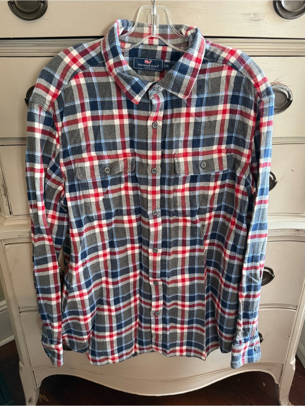Vineyard Vines Button Down Flannel Shirt XL